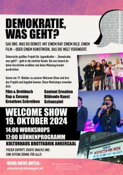 Einladung DWG Welcome Show