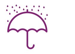 Wetterfest-RegenschirmTropfen